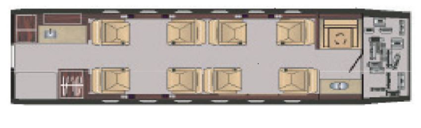 Challenger 300 Floor Plan